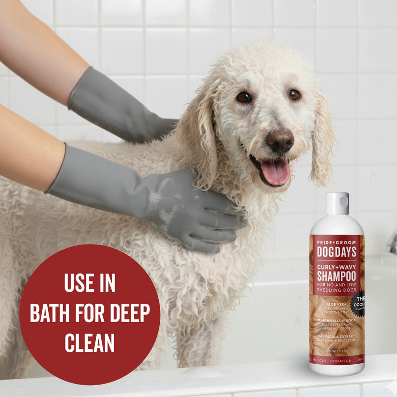 THE SCRUB KIT, Curly+Wavy Shampoo for No to Low Shedding Dogs
