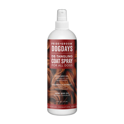 DOGDAYS Leave-In Detangling Spray — Hydrating, Frizz-Control Formula for All Coat Types