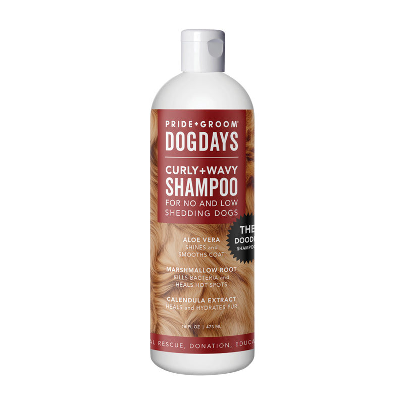 DOGDAYS Hydrating Dog Shampoo for Curly &amp; Wavy Coats — Tear-Free, Vegan, and Hypoallergenic