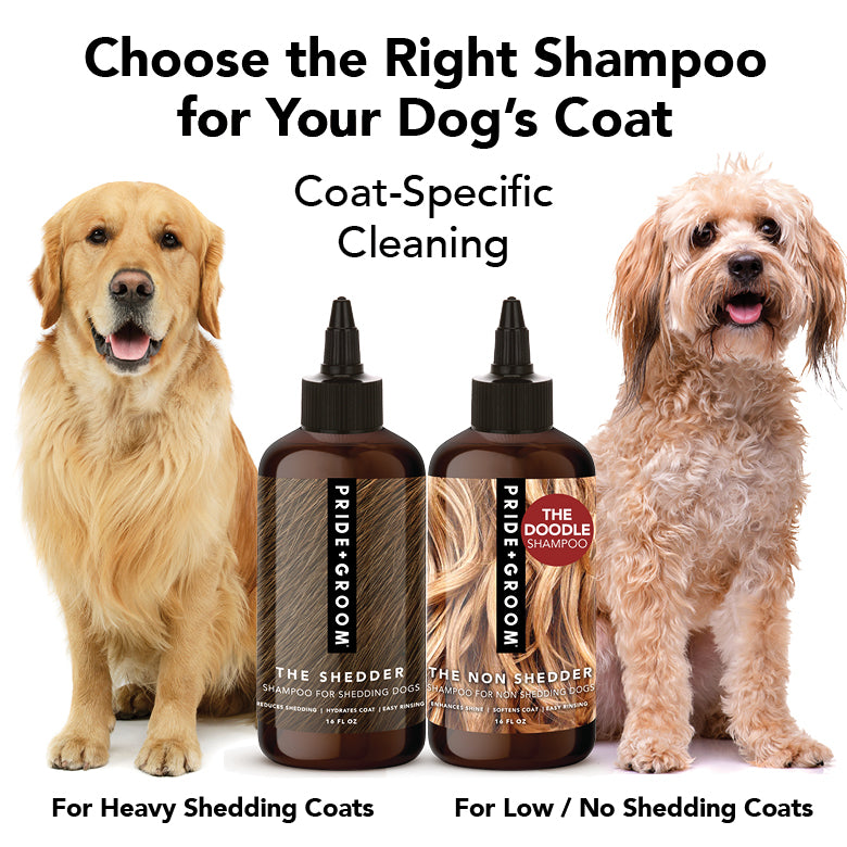 The Non Shedder | Natural Dog Shampoo for Non-Shedding – PRIDE+GROOM