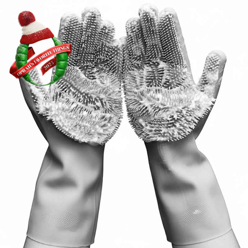 THE SCRUBBER GLOVES-Scrubby silicone wash gloves